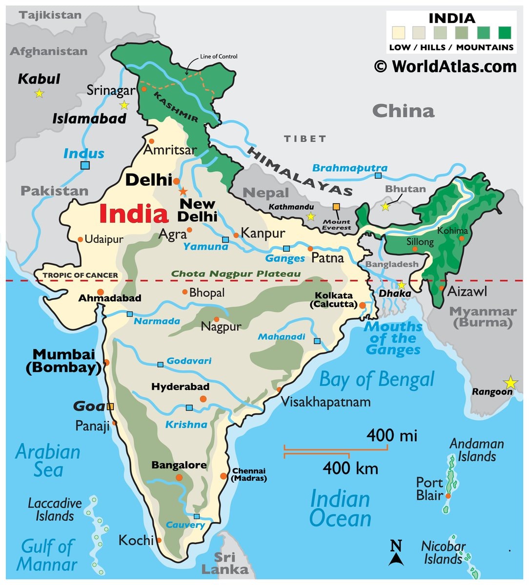 India Maps & Facts India Maps & Facts