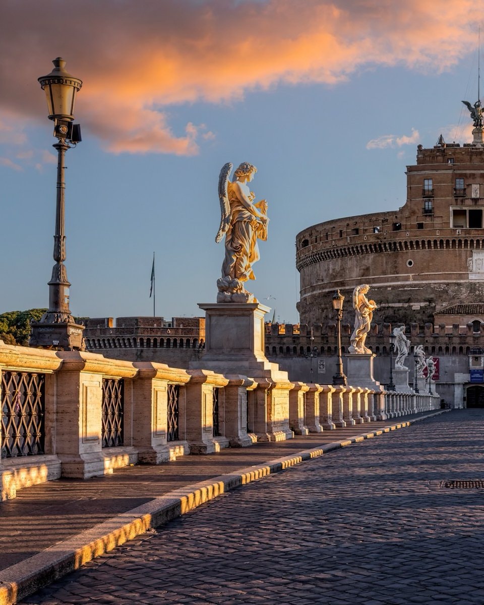 Castel Sant'Angelo Rome sunset (photo 2 of 3)