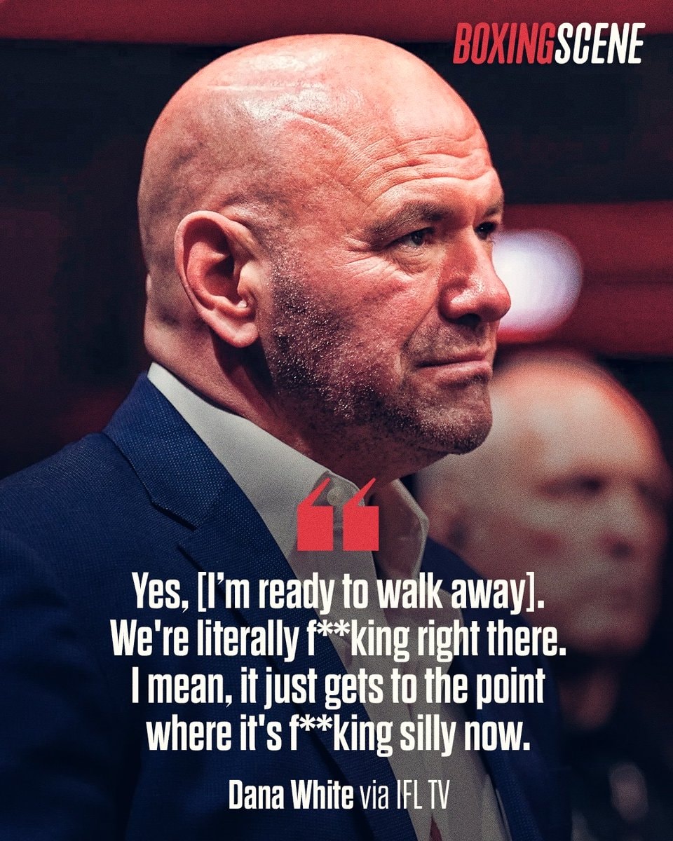 Dana White on Joshua Fury negotiations