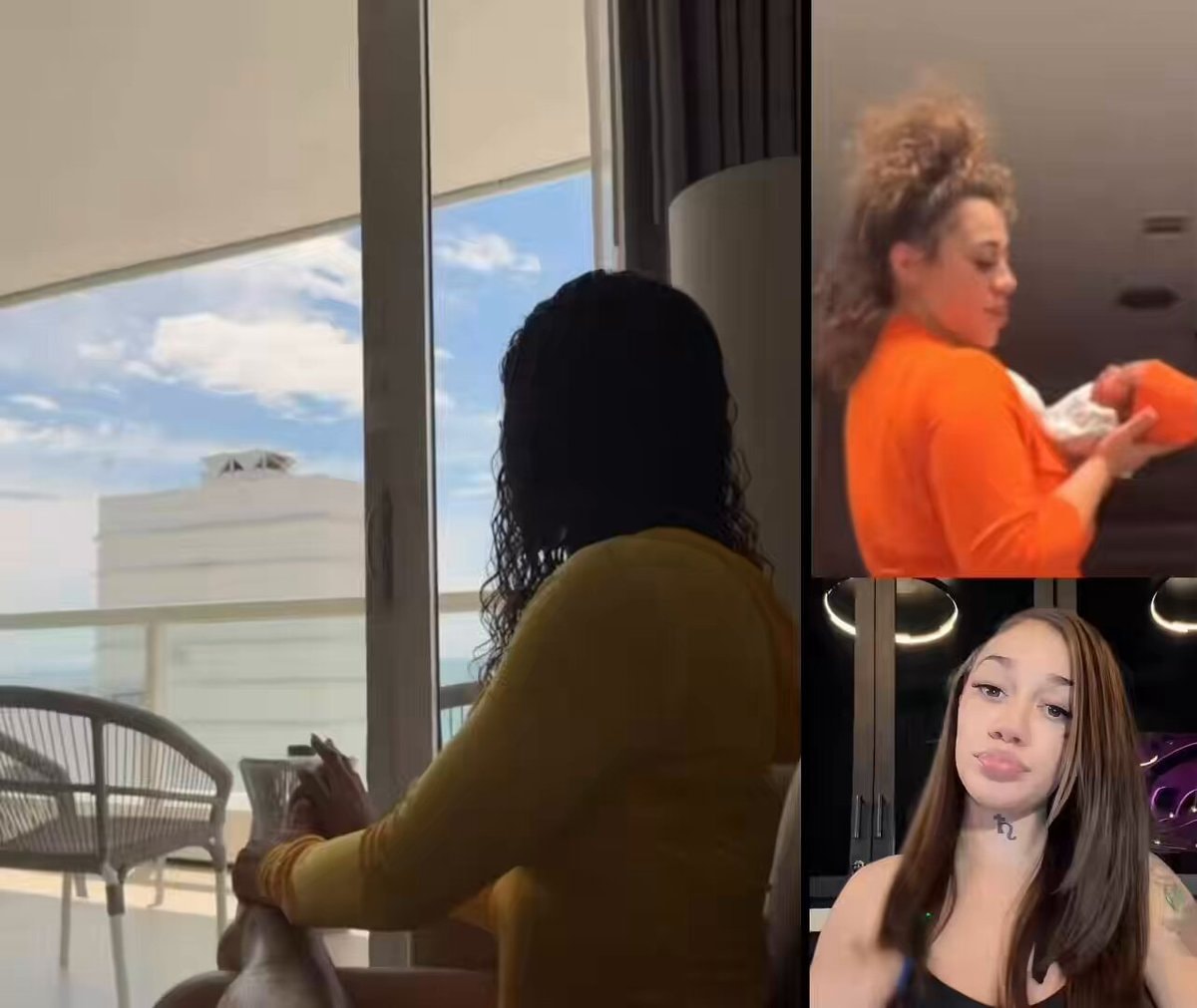 Blueface foot massage Miami Nevaeh home