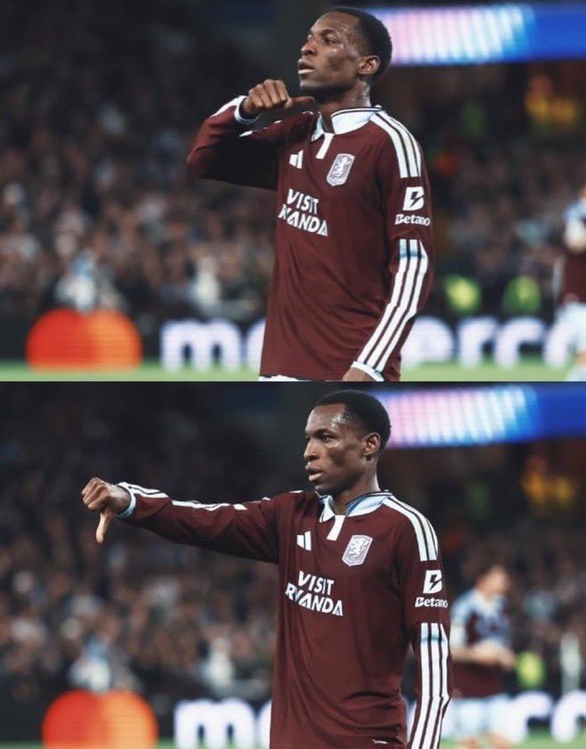 Nicolas Jackson Aston Villa goal gesture