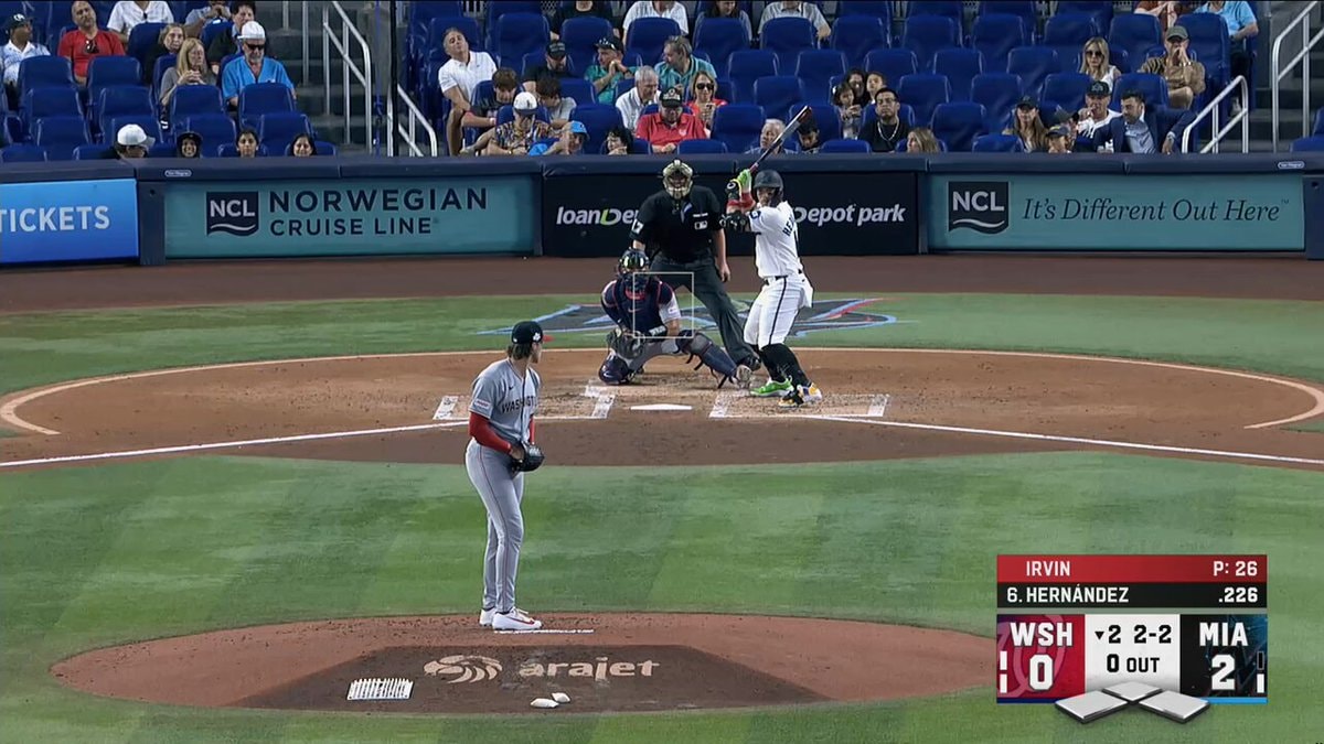 Heriberto Hernandez 19th home run