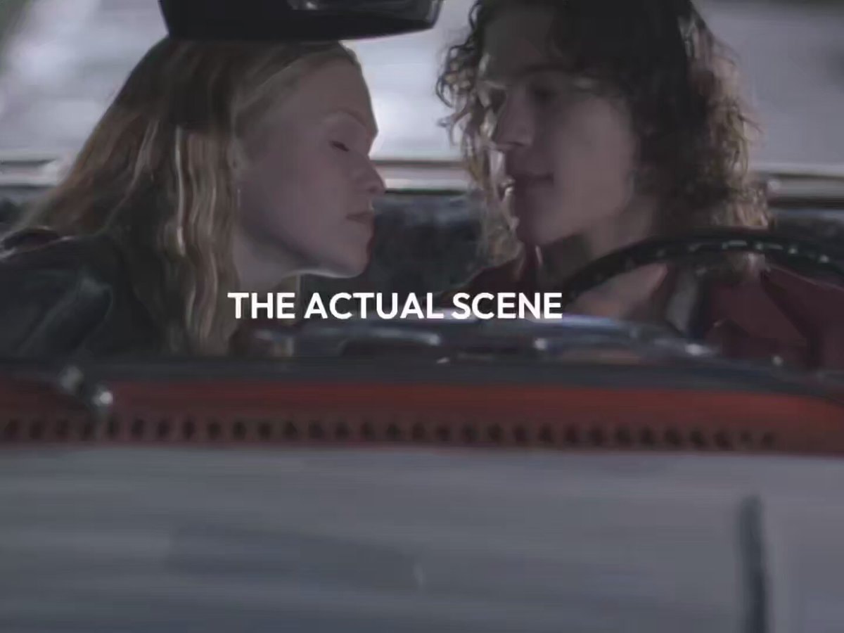 10 Things I Hate About You kissing blooper