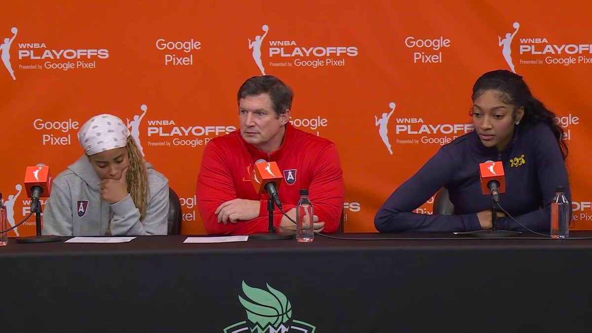 Angel Reese Dream WNBA Finals reaction