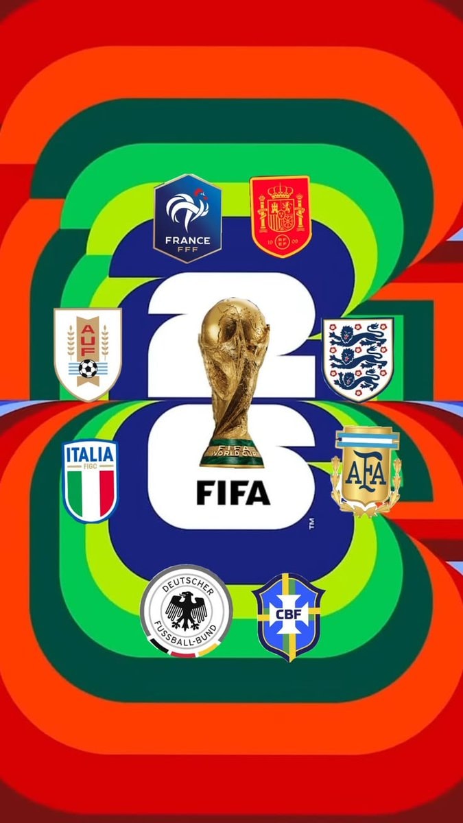 FIFA World Cup trophy with country logos FIFA World Cup trophy with country logos