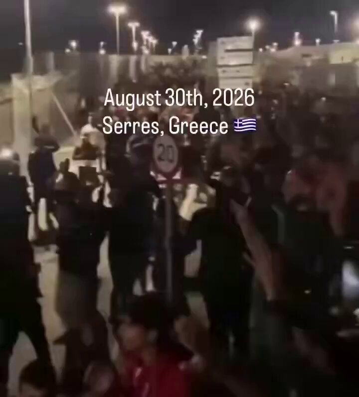 Sintiki Greece asylum riot