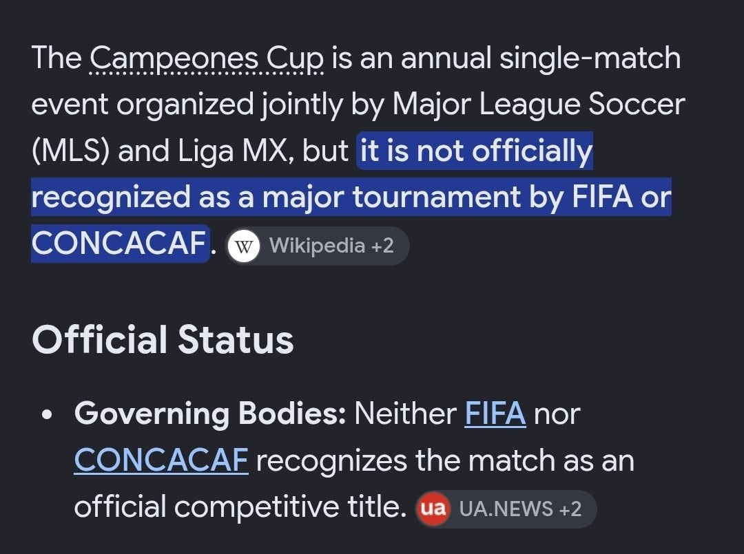 Campeones Cup trophy on display (photo 2 of 2)