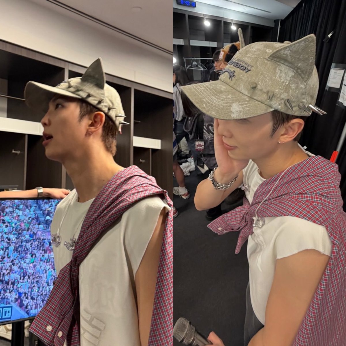 RM cat ear hat BLURRYBOY