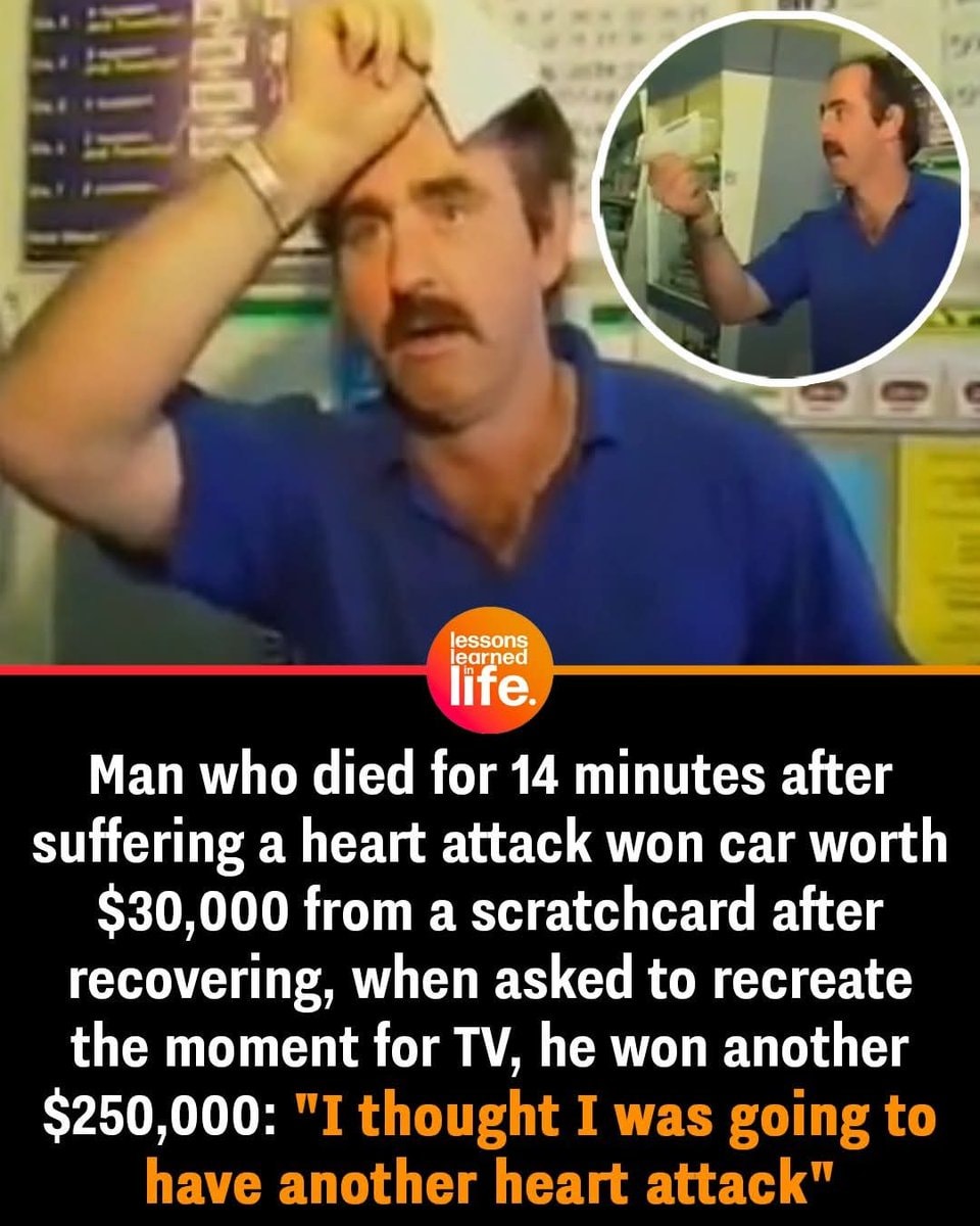 Bill Morgan heart attack lottery win