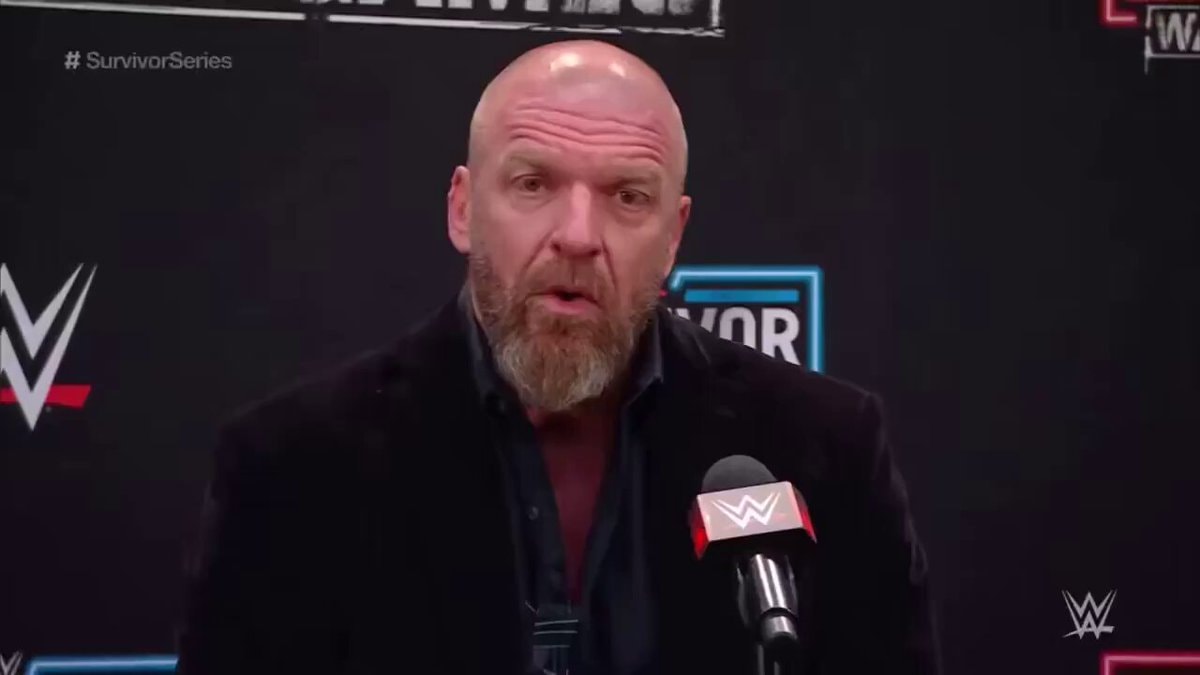 Triple H Survivor Series press conference