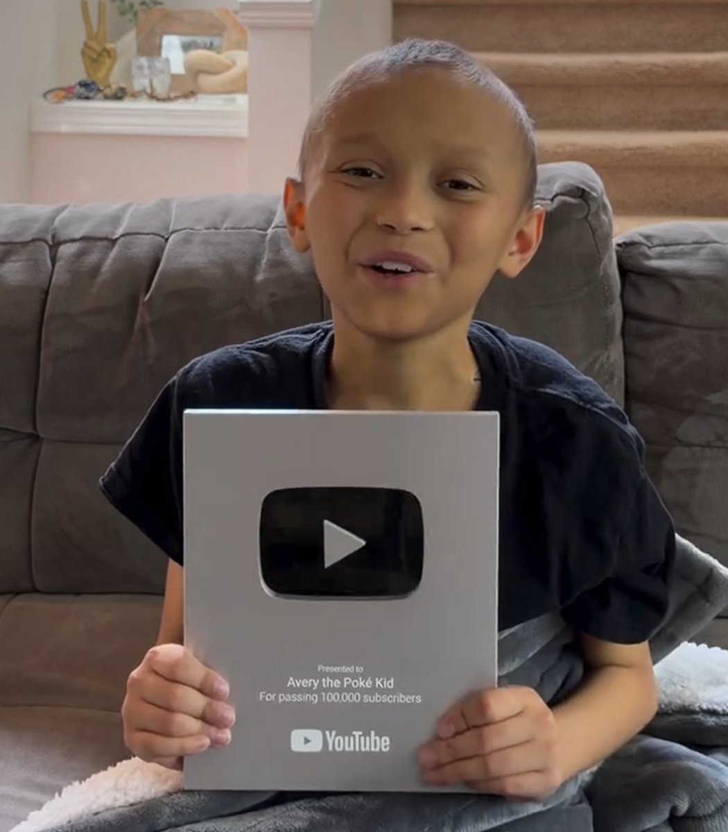 Avery the Poke Kid YouTube milestone