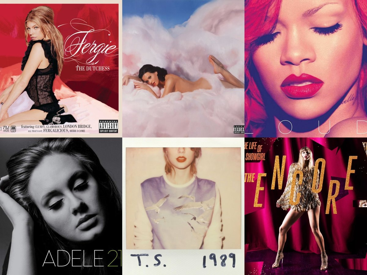 Female albums with three Hot 100 #1s Female albums with three Hot 100 #1s