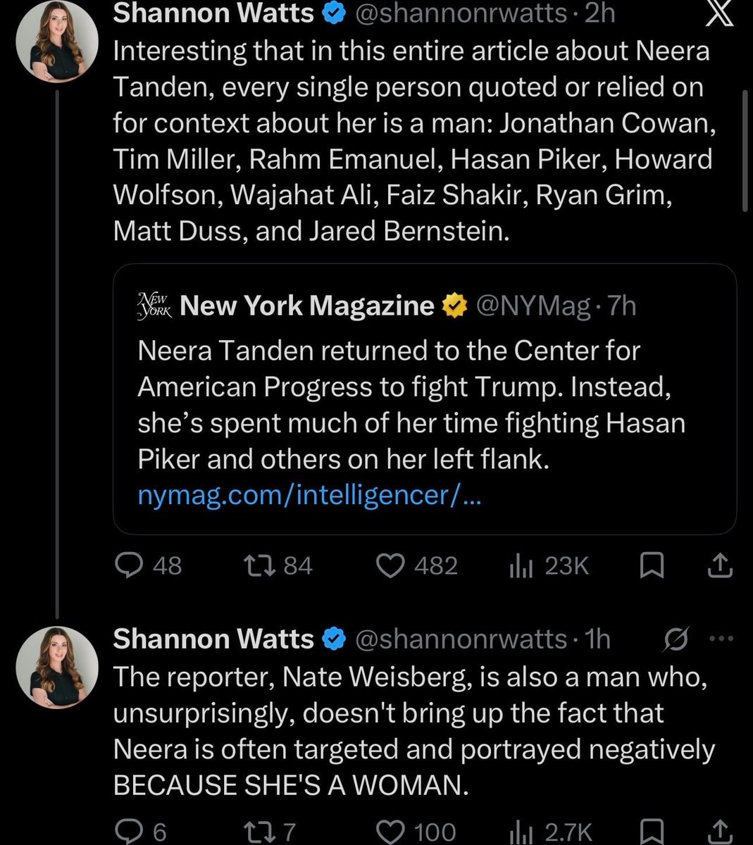 Shannon Watts critiques New York Magazine sourcing