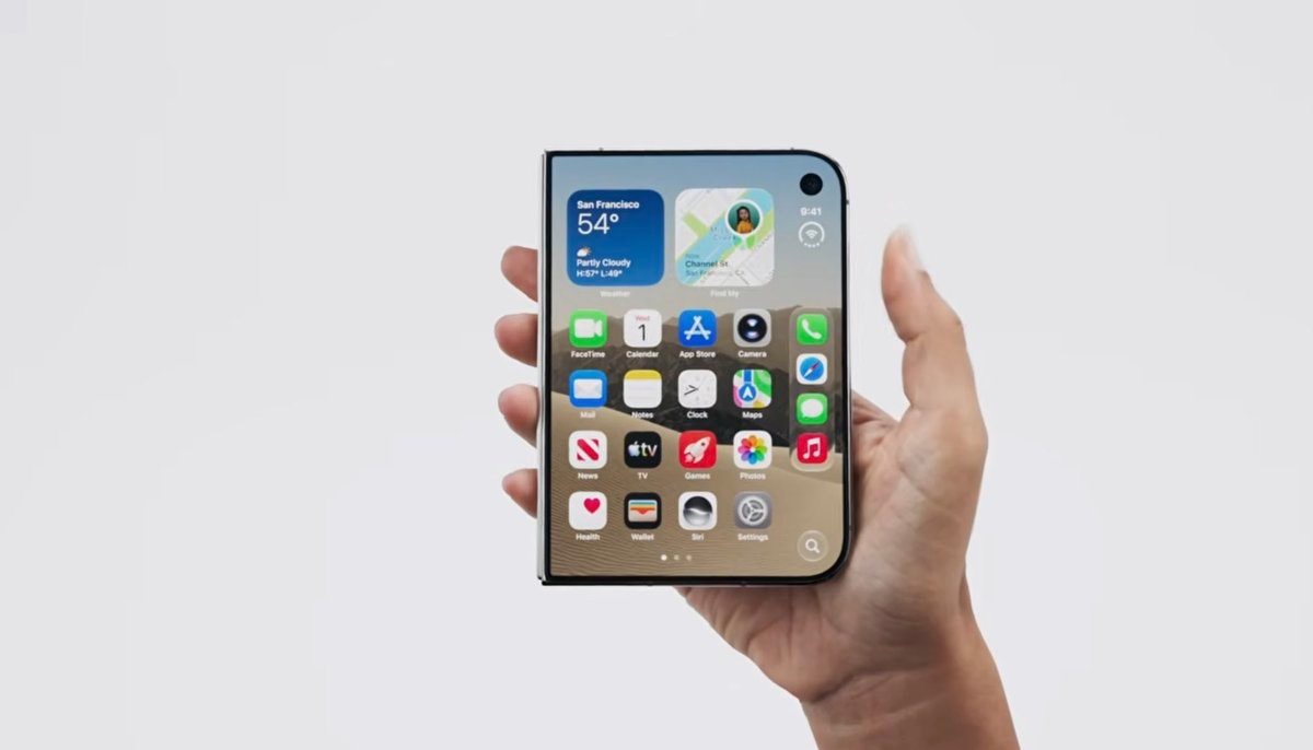 foldable iPhone first look