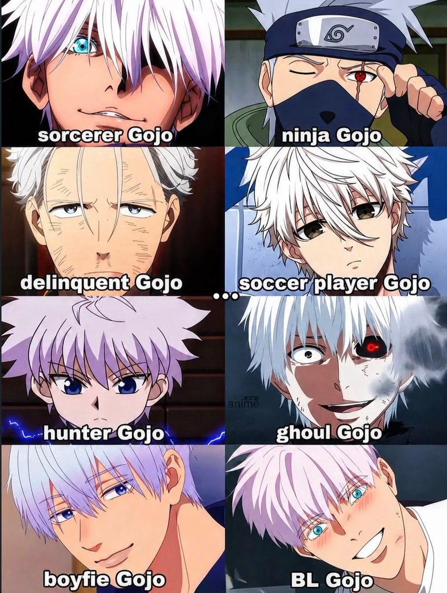 Gojo anime interpretations