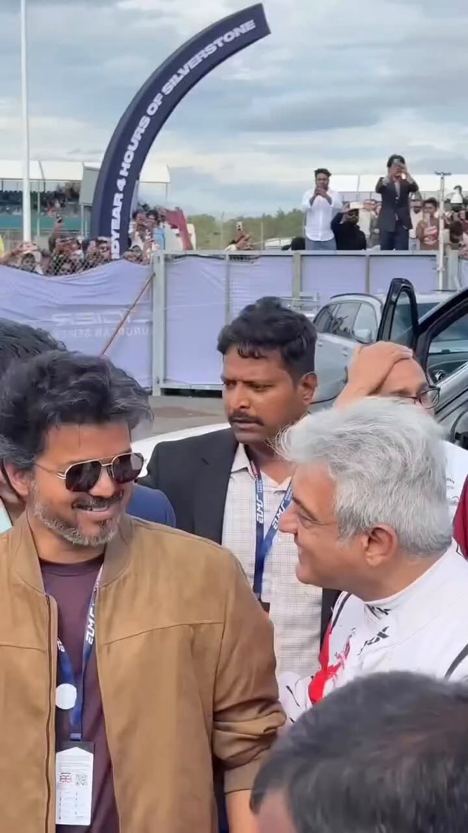 CM Vijay and Racer AK at SilverStone