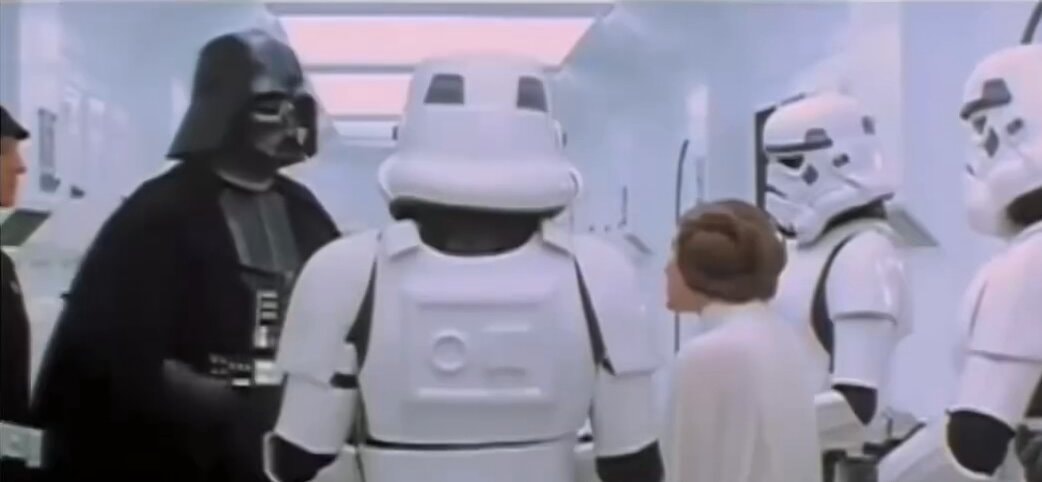 Darth Vader Star Wars scene