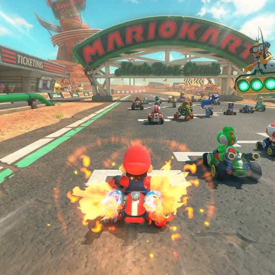 Mario Kart Mario on fire (photo 1 of 2)