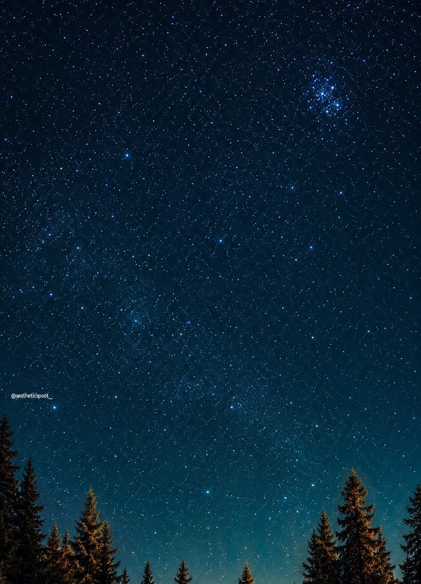 vast starry night sky
