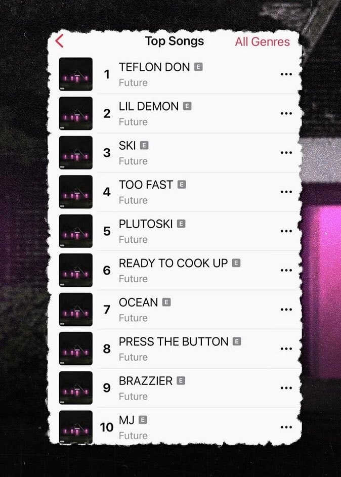 Future MIXTAPE PLUTO Apple Music record (photo 2 of 2) Future MIXTAPE PLUTO Apple Music record (photo 2 of 2)