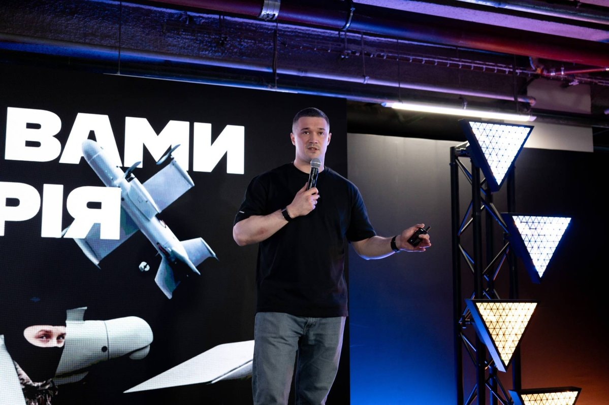 Mykhailo Fedorov drone briefing