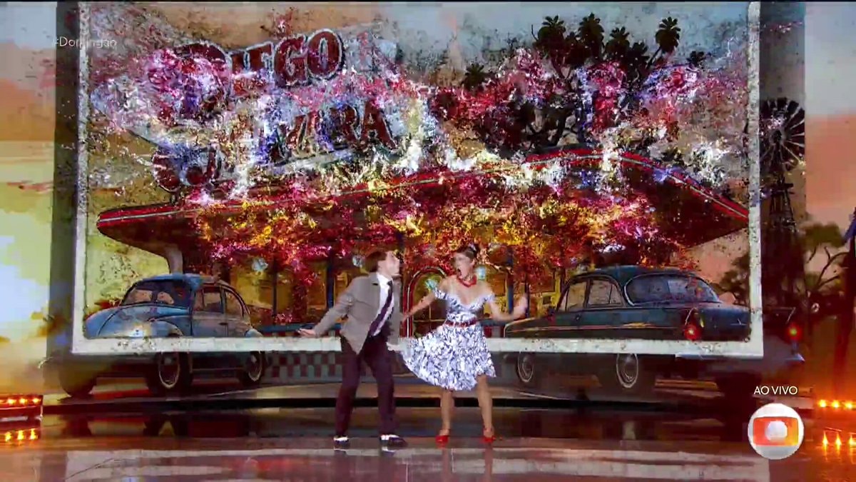 Diego Martins e Mayara Araújo no Dança dos Famosos