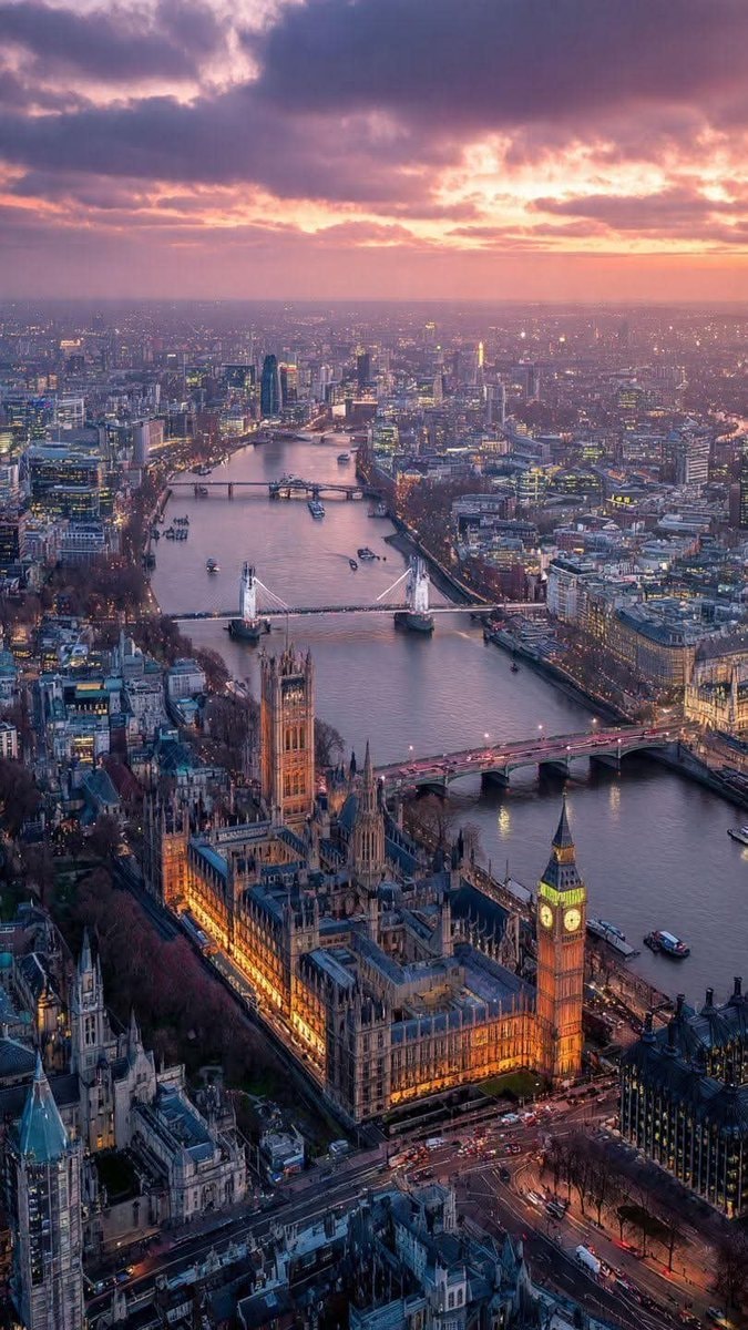 London England aerial view