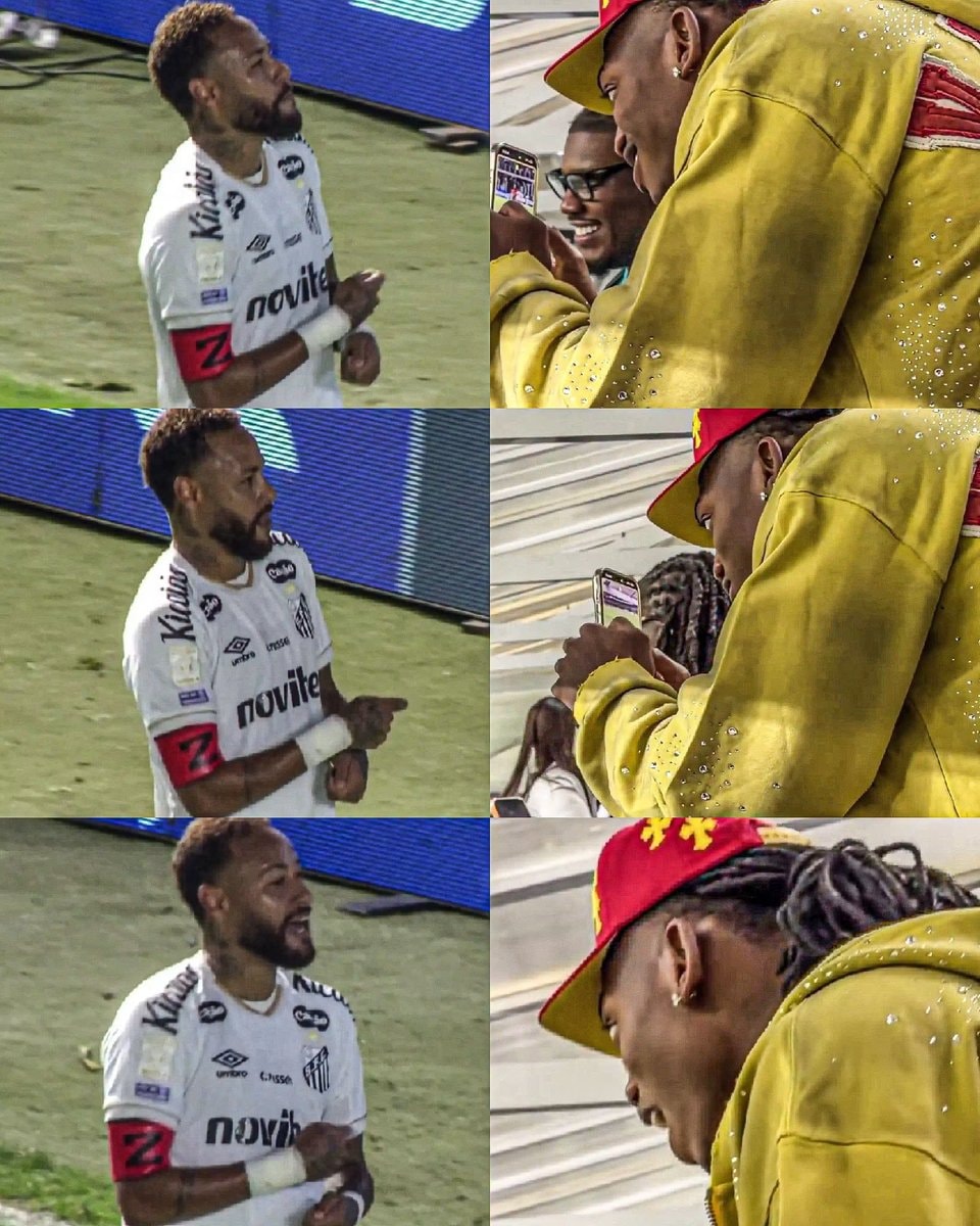 Rafael Leao watches Neymar brace for Santos