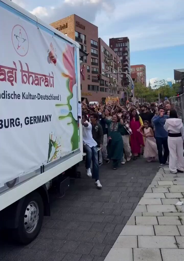 Aastha Bharati parade in Hamburg