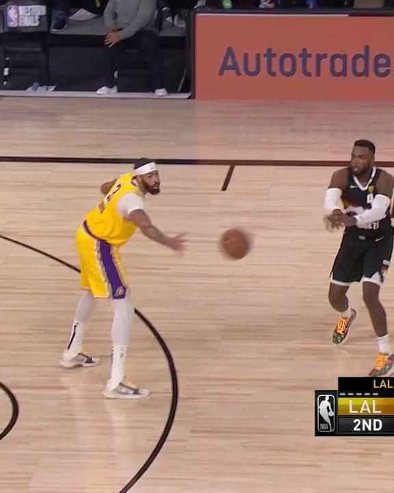Jamal Murray acrobatic layup on LeBron James