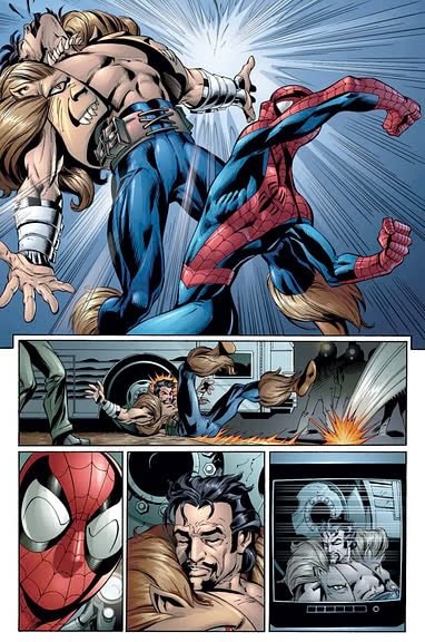 Tom Holland Spider-Man Kraven punch (photo 2 of 2)