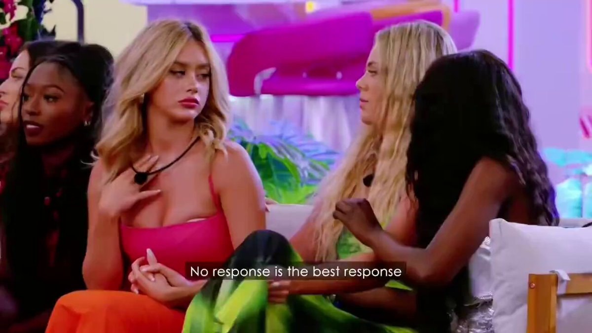 Reality show silence moment