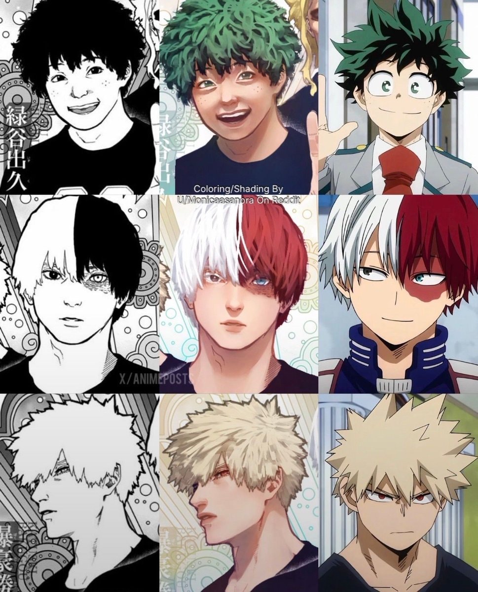 Horikoshi anime fan coloring