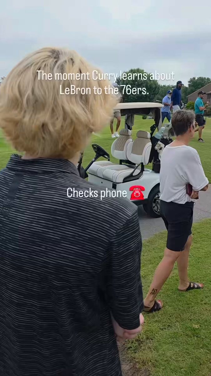 Steph Curry LeBron Sixers phone message