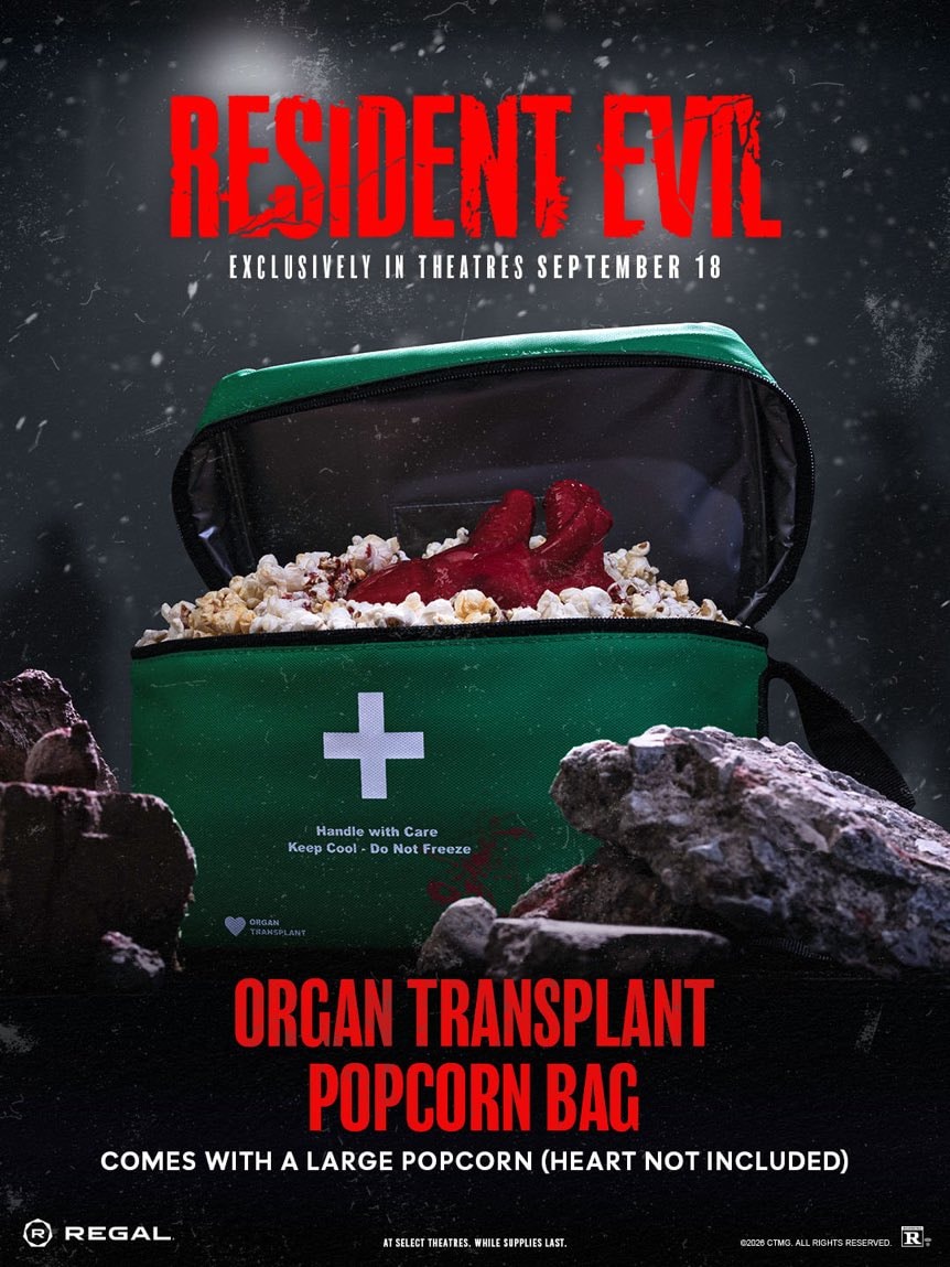 Zach Cregger RESIDENT EVIL popcorn bag