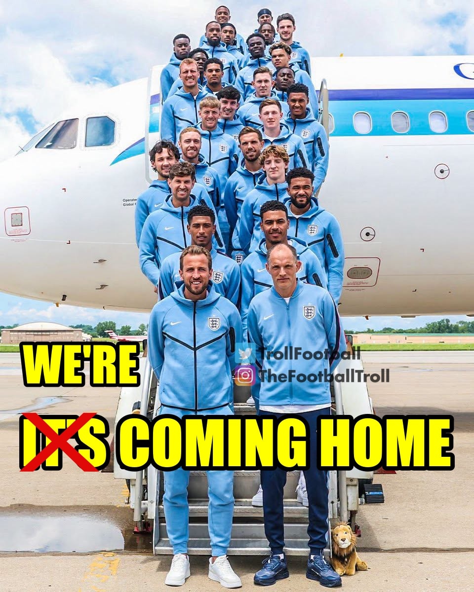 England team plane Argentina stoppage time
