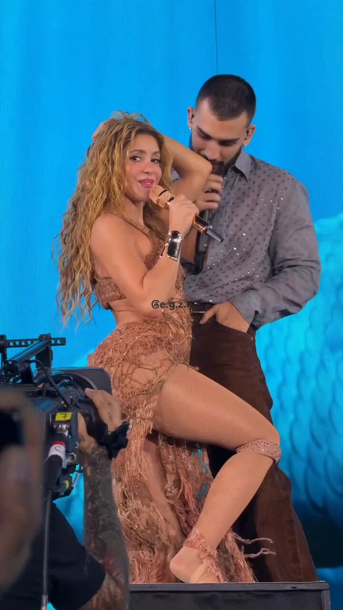 Shakira and Manuel Turizo Copa Vacía Madrid