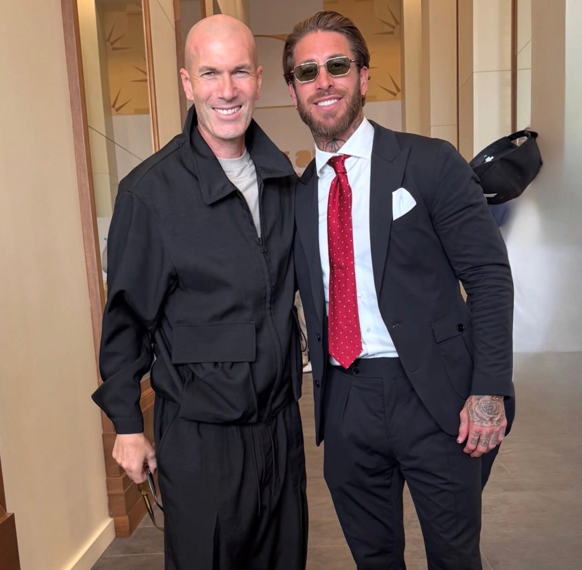 Sergio Ramos and Zidane World Cup final