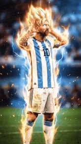 Lionel Messi in Argentinian jersey reaction