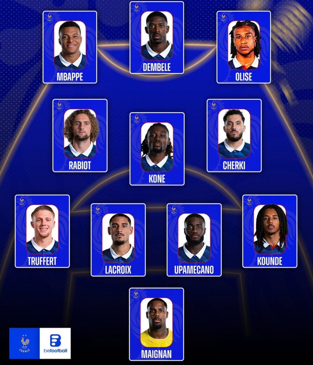 Zinedine Zidane France lineup (photo 2 of 2)