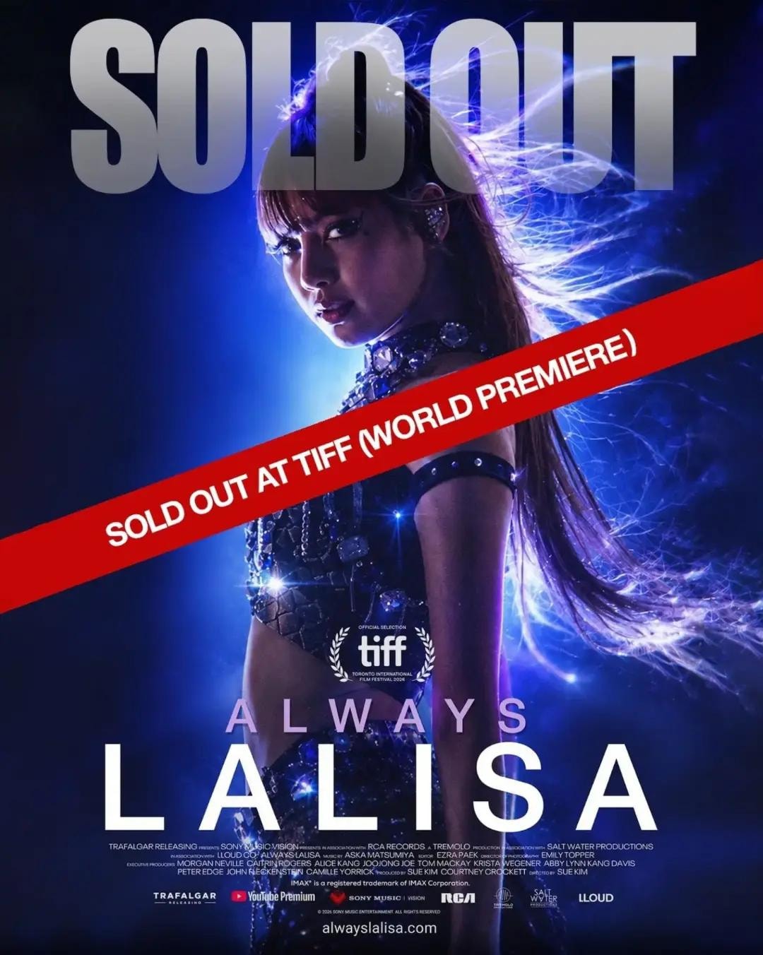 LISA Always Lalisa TIFF premiere sold out