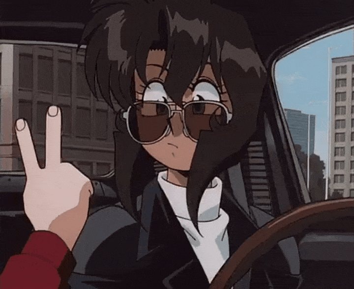 GUNSMITH CATS driving scene