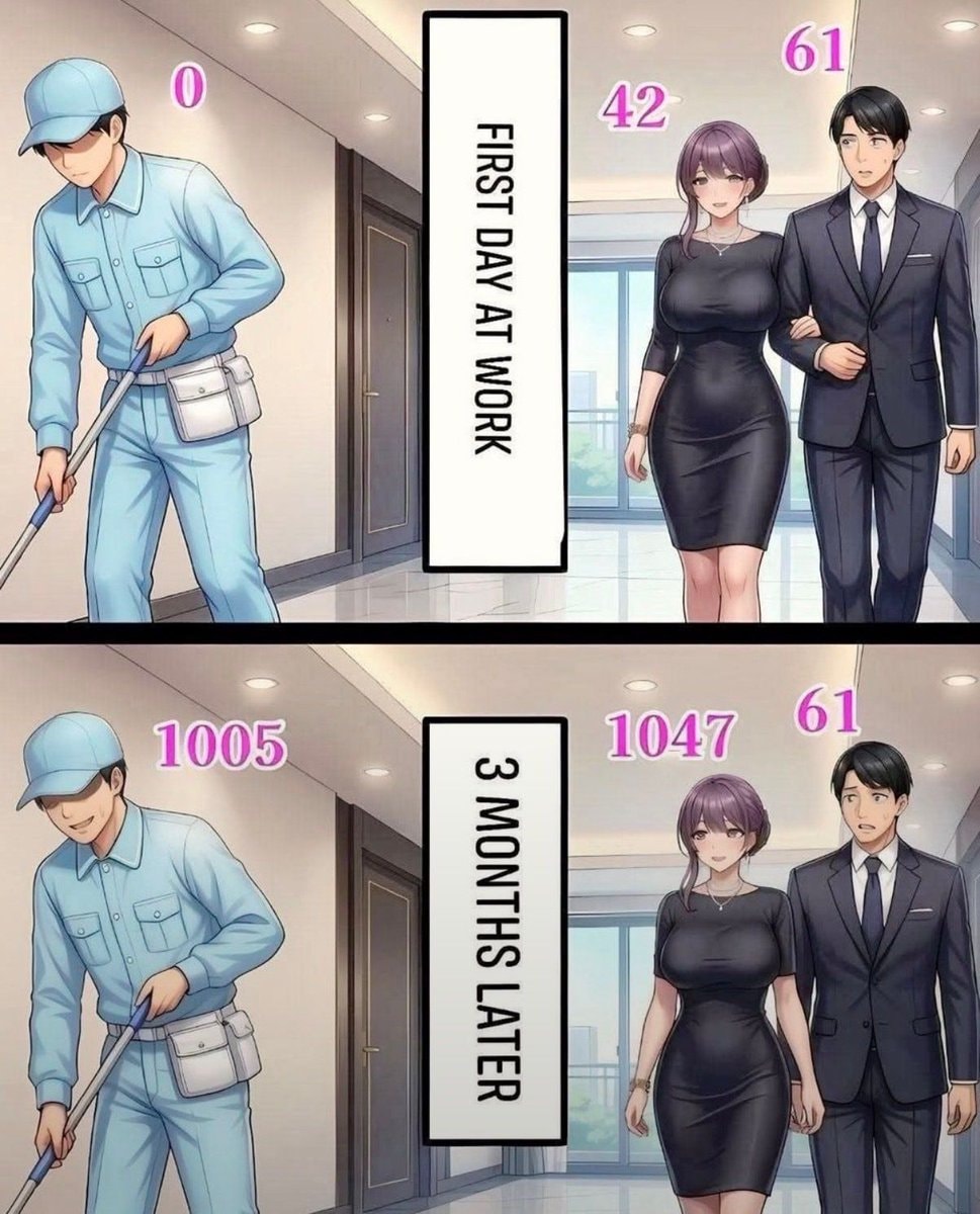 janitor and couple comic