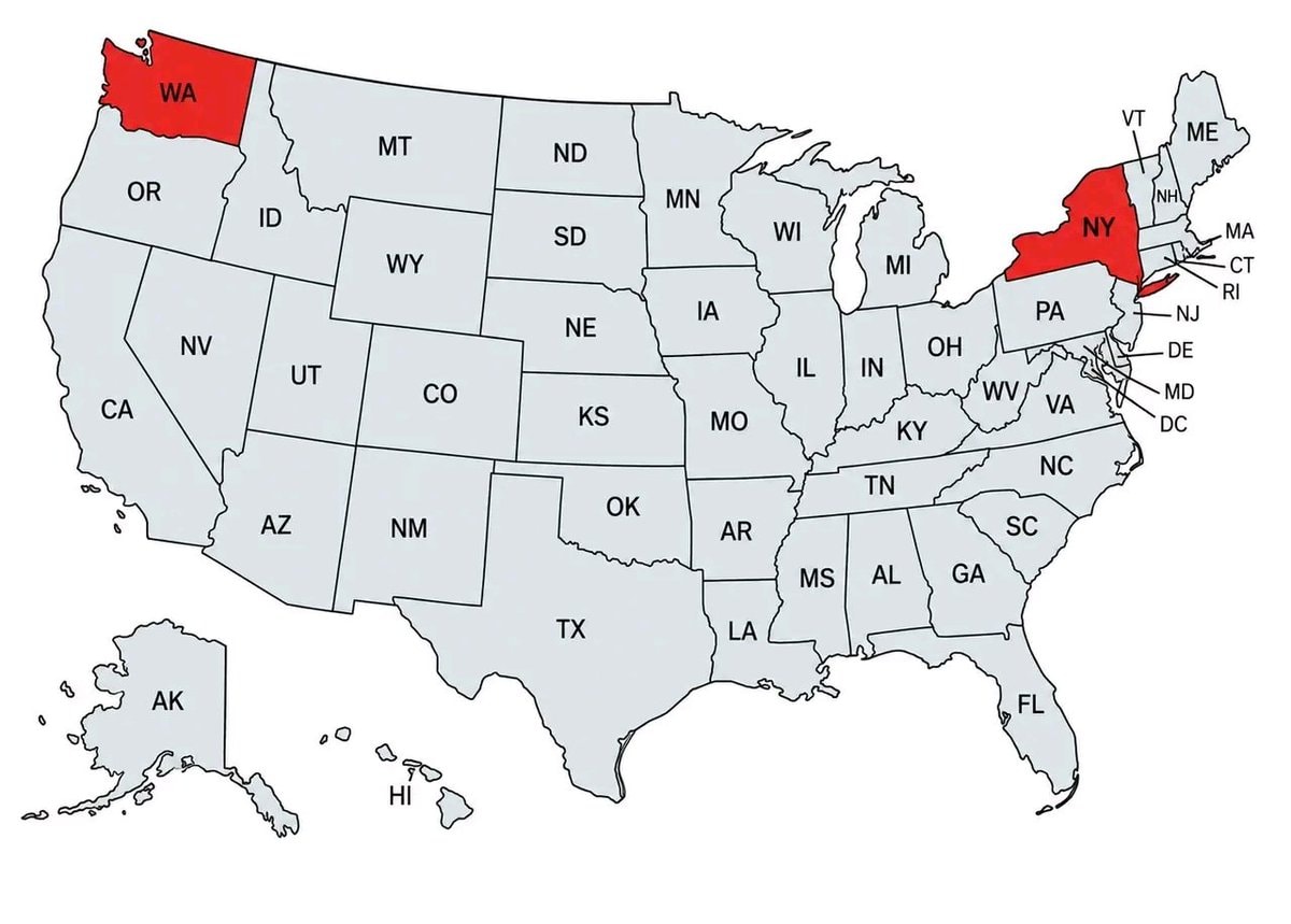 US states with unique attributes