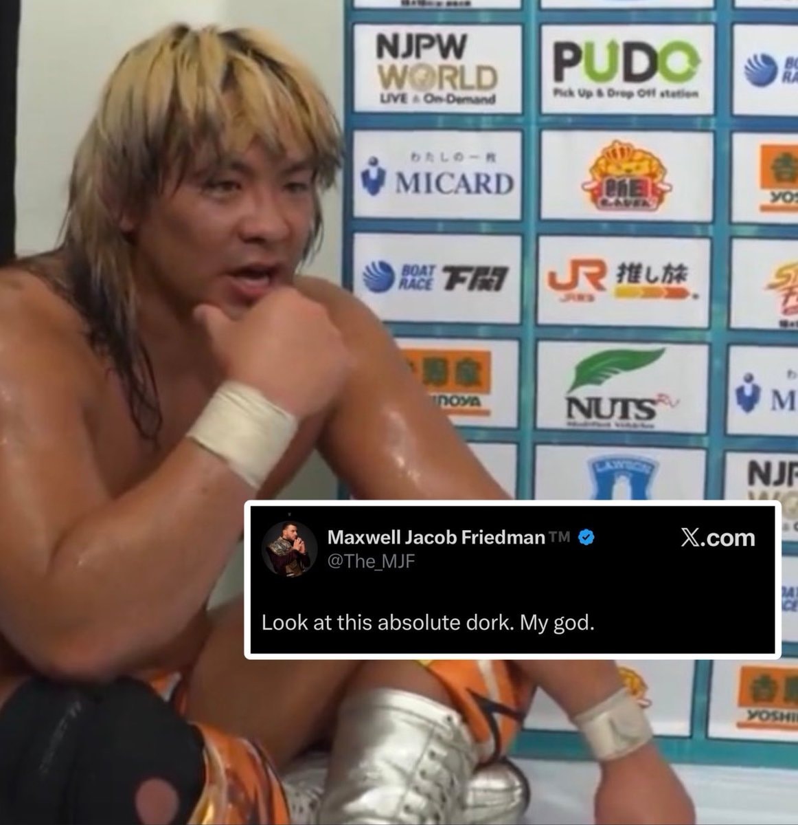 MJF responds to Ryohei Oiwa