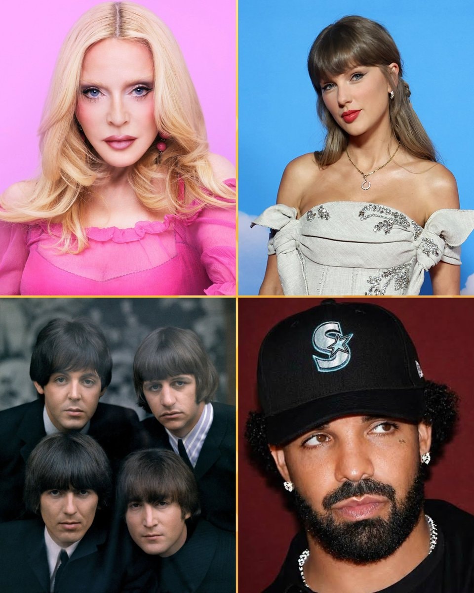 Madonna Taylor Swift Drake The Beatles 10 #1 albums songs