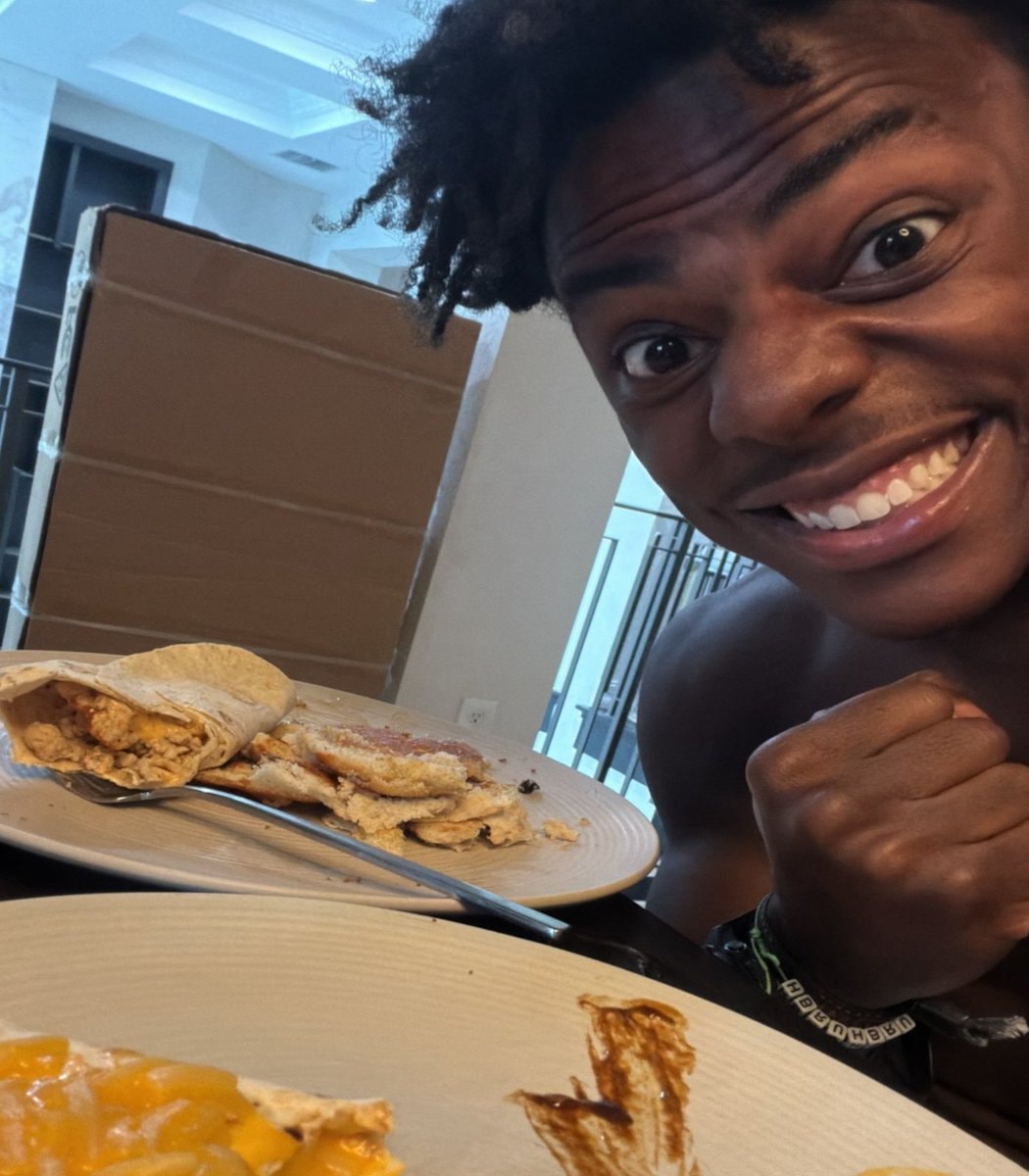 IShowSpeed first homemade meal (photo 2 of 2)