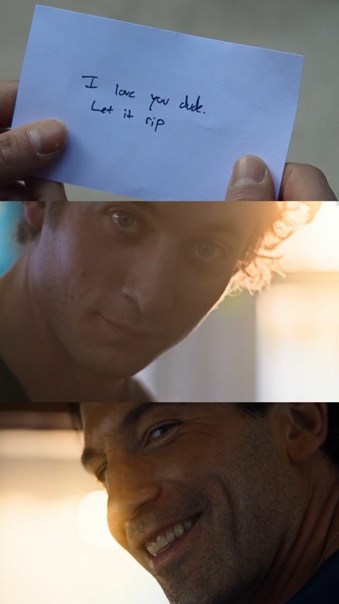 handwritten note triptych