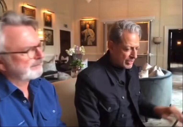 Sam Neill Jeff Goldblum piano song 🥹🦕