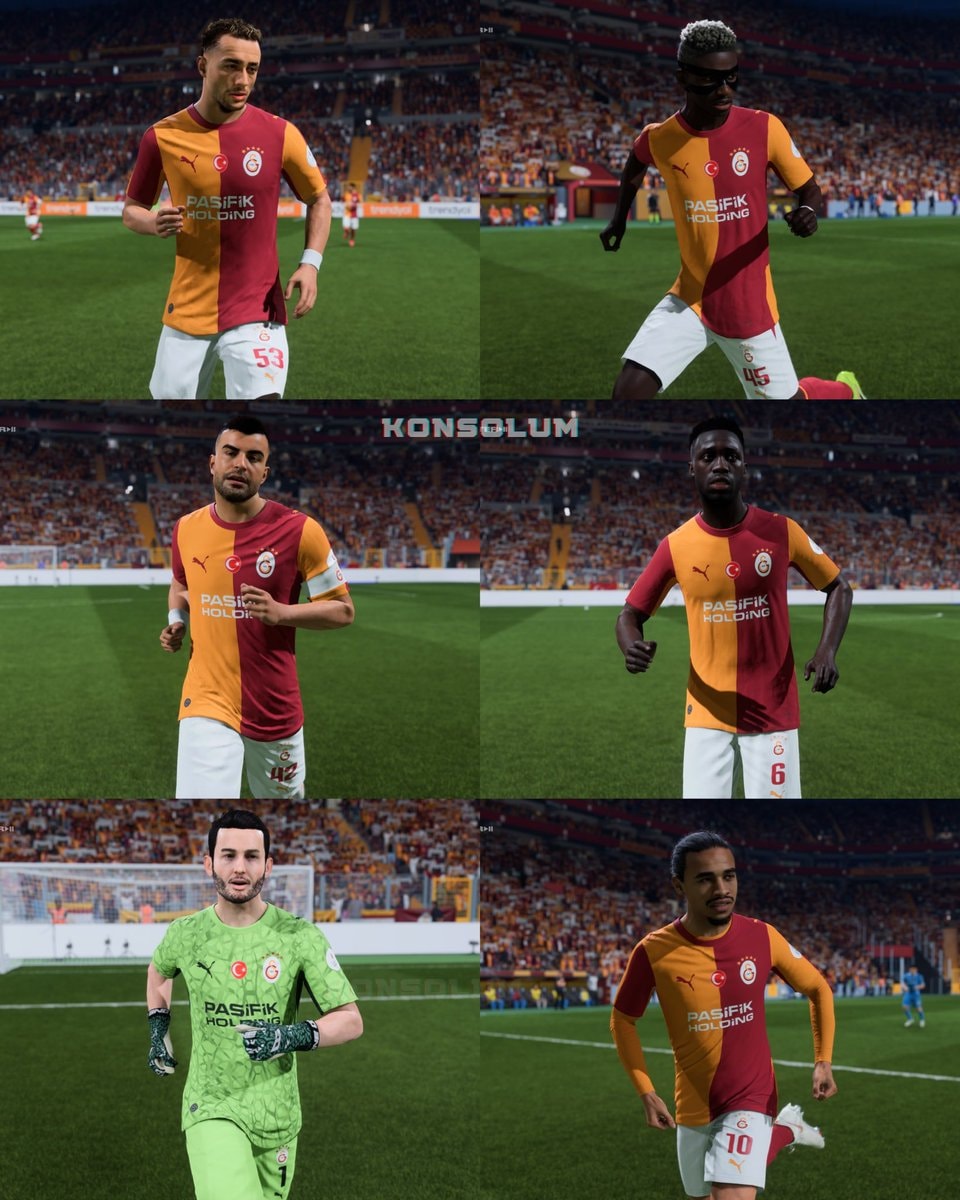 Galatasaray FC 27 kit collage